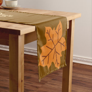 Chemin De Table Moyen Joyeuse fête de Thanksgiving, Saison d'automne, Mo