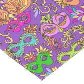 Chemin De Table Moyen La mascarade de mardi gras masque le vert pourpre (Coin)