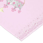 Chemin De Table Moyen La princesse fille est en chemin Pink Gold Tiara (Coin)