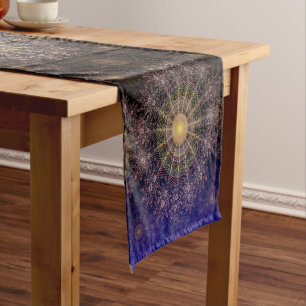 Chemin De Table Moyen L'art floral pétillant dans la nuit