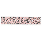 Chemin De Table Moyen Léopard Print, Léopard Spots, Rose Léopard (Horizontal)
