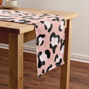 Chemin De Table Moyen Léopard Print, Léopard Spots, Rose Léopard