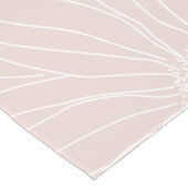 Chemin De Table Moyen Les Flux Blancs Trendy (Coin)