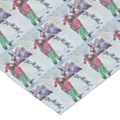 Chemin De Table Moyen Lettre à Père Noël (Coin)