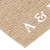 Chemin De Table Moyen Linge clair moderne Mariage monographique personna (Coin)