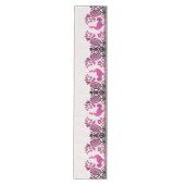 Chemin De Table Moyen Magenta Thanksgiving Turquie Floral Table Runer (Devant)