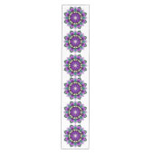Chemin De Table Moyen Mandala Motif 02 en violet (Devant)