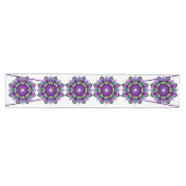 Chemin De Table Moyen Mandala Motif 02 en violet Moyenne Table Runner (Horizontal)