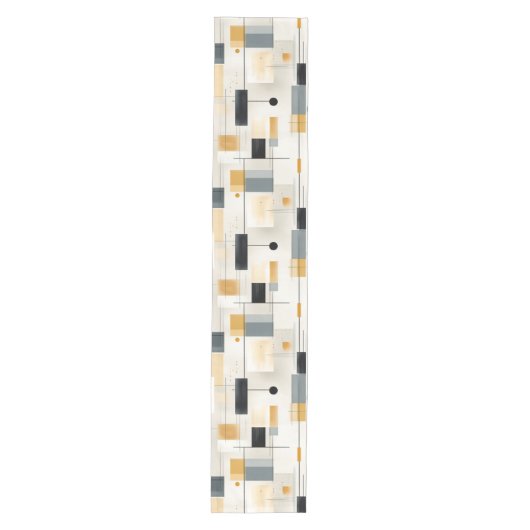 Chemin De Table Moyen Mid Century Abstract (Devant)