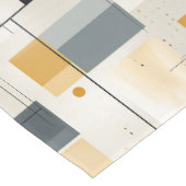 Chemin De Table Moyen Mid Century Abstract (Coin)