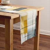 Chemin De Table Moyen Mid Century Watercolor (In Situ)