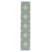 Chemin De Table Moyen Mint Vert Turquoise Hip Bohemian Bali Art Motif (Devant)