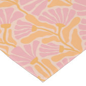 Chemin De Table Moyen Modèle Floral Moderne Du Milieu Du Siècle (Coin)