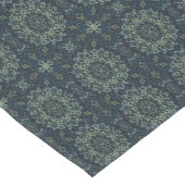 Chemin De Table Moyen Moroccan Inspired Green Geometric (Coin)