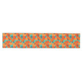 Chemin De Table Moyen Motif Abstrait de fruits orange (Horizontal)