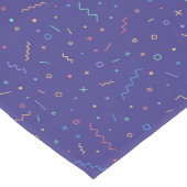 Chemin De Table Moyen Motif Abstrait rétro (Coin)