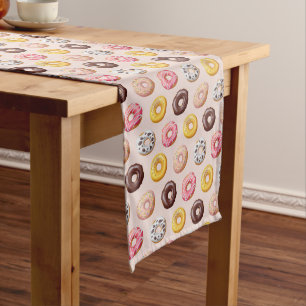 Chemin De Table Moyen Motif Boutique de boulangerie Donut