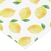 Chemin De Table Moyen Motif citron aquarelle (Coin)