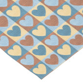 Chemin De Table Moyen Motif Country Hearts (Coin)