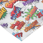 Chemin De Table Moyen Motif de bulle Superhero (Coin)