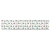 Chemin De Table Moyen Motif De Chats, Chats Mignons, Chatons, Poisson (Horizontal)