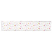 Chemin De Table Moyen Motif de coeurs stylisés (Horizontal)