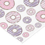 Chemin De Table Moyen Motif De Donuts, Donuts Roses, Donuts Violets (Coin)