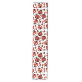 Chemin De Table Moyen Motif De Ladybugs, Mignons Ladybugs, Red Ladybugs (Devant)