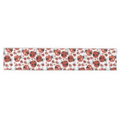 Chemin De Table Moyen Motif De Ladybugs, Mignons Ladybugs, Red Ladybugs (Horizontal)