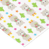 Chemin De Table Moyen Motif De Llamas, Cute Llamas, Alpacas, Cactus (Coin)