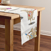 Chemin De Table Moyen Motif de musique néo-zélandais (In Situ)