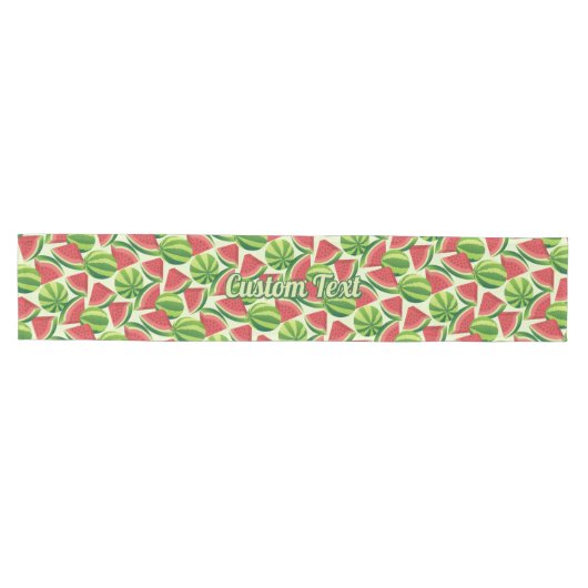 Chemin De Table Moyen Motif de pastèque (Horizontal)