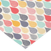Chemin De Table Moyen Motif de point d'art pop Raindrop (Coin)