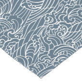 Chemin De Table Moyen Motif de style Wave japonais (Coin)