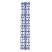 Chemin De Table Moyen Motif de teinture bleu foncé (Devant)