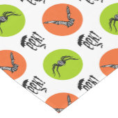 Chemin De Table Moyen Motif d'Halloween Eek Bats et araignées (Coin)