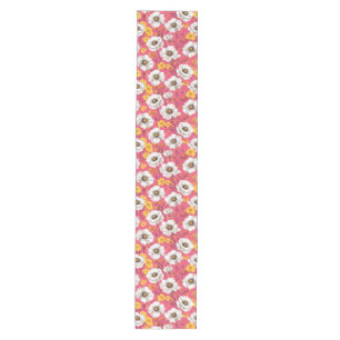Chemin De Table Moyen Motif floral vibrant