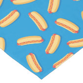 Chemin De Table Moyen Motif Hotdogs de restauration rapide (Coin)