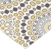 Chemin De Table Moyen Motif Mandala Golden et Charcoal (Coin)