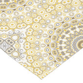 Chemin De Table Moyen Motif Mandala jaune or (Coin)