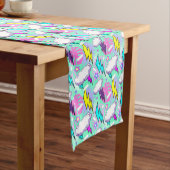 Chemin De Table Moyen Motif Neon Lightning Bolts & Stars (In Situ)