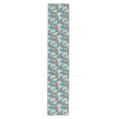 Chemin De Table Moyen Motif Pastel Tropical Leaf (Devant)