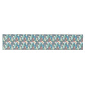 Chemin De Table Moyen Motif Pastel Tropical Leaf (Horizontal)