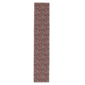 Chemin De Table Moyen Motif Red Winter Foliage (Devant)