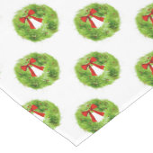 Chemin De Table Moyen Motif rouge vert de couronne vacances (Coin)
