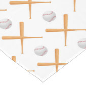 Chemin De Table Moyen Motif sportif de baseball Batup (Coin)