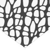 Chemin De Table Moyen Motif Web gothique noir et blanc (Coin)