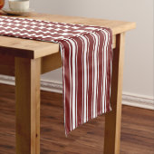 Chemin De Table Moyen Mottled Double Striped Cranberry (In Situ)