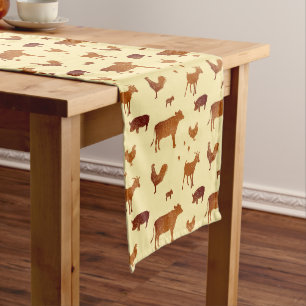 Chemin De Table Moyen Né dans un coureur de table personnalisée de Grang