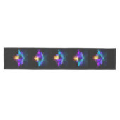 Chemin De Table Moyen Neon Firefly sur noir (Horizontal)